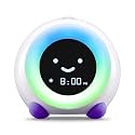 LittleHippo Mella: Kids Alarm Clock, Ready to Rise Children's Sleep Trainer, Night Light, Sound Machine and OK to Wake for Toddlers and Kids - Bright Purple (Updated 2025)