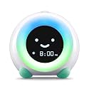 LittleHippo Mella: Kids Alarm Clock, Ready to Rise Children's Sleep Trainer, Night Light, Sound Machine and OK to Wake for Toddlers and Kids - Tropical Teal (Updated 2025)