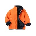 LittleSpring Boys Girls Polar Fleece Jackets Fur Lined Zip Up Warm Winter Coat