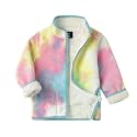 LittleSpring Boys Girls Polar Fleece Jackets Fur Lined Zip Up Warm Winter Coat
