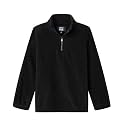 LittleSpring Kids Neutral Polar Fleece Jackets Quarter-Zip Pullover with Elastic Cuffs