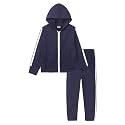 LittleSpring Little Boys Tracksuit Zip Up Athletic Hoodie and Jogger Pants 2-Piece Set