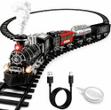 LittleTwins Railway Toy Train Set with Track (Multicolor)