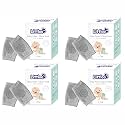 LITTLOO Baby Knee Socks &amp; Crawling Socks (Pack of 4) Anti-Slip Knee &amp; Elbow Protector Pads, Soft Cotton Elastic for Cushion &amp; Knee Protection (Grey)