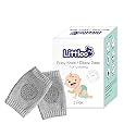 LITTLOO Baby Knee Socks &amp; Crawling Socks Anti-Slip Knee &amp; Elbow Protector Pads, Soft Cotton Elastic for Cushion &amp; Knee Protection (Grey)