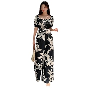 LITZO Dress for Women Long Rayon
