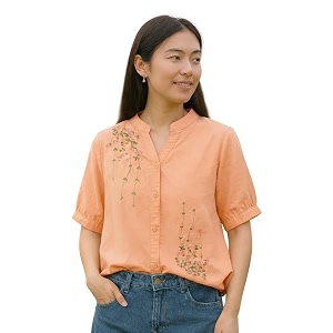 litzo shirts for women - korean style long sleeve button down  regular fit western latest stylish office wear tops women no-98-101