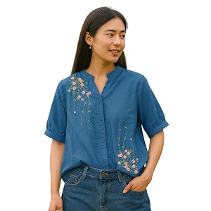 litzo shirts for women - korean style long sleeve button down  regular fit western latest stylish office wear tops women no-98-101