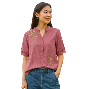 litzo shirts for women - korean style long sleeve button down  regular fit western latest stylish office wear tops women no-98-101