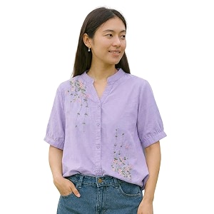 litzo shirts for women - korean style long sleeve button down  regular fit western latest stylish office wear tops women no-98-101