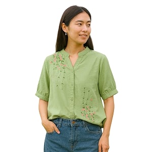litzo shirts for women - korean style long sleeve button down  regular fit western latest stylish office wear tops women no-98-101