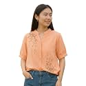 LITZO Shirts for Women - Korean Style Long Sleeve Button Down | Regular Fit Western Latest Stylish Office Wear Tops Women (NO-98-101)