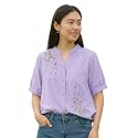 LITZO Shirts for Women - Korean Style Long Sleeve Button Down | Regular Fit Western Latest Stylish Office Wear Tops Women (NO-98-101)