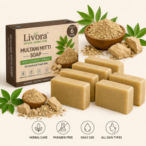 Livora Livora Herbal Multani Mitti Bath Soap