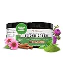 Live Conscious Beyond Greens Superfood Powder - Delicious Debloating Super Greens Powder - Matcha Greens Blend w/Chlorella, Echinacea, Probiotics for Immune Support &amp; Energy