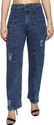 Live Ok Women Straight Fit High Rise Blue Jeans