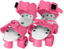 LIVE SPORTS Dry Skates Shoes For Kids - UNISEX Quad Roller toy In-line Skates In-line Kids Size  5 UK - 12 UK (Adjustable, Beginner, Intermediate, Training, Advanced, Recreational, Pink)