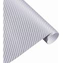 Carbon Fiber Wrap Vinyl Film Car Interior Wrap Stickers Car Wrap Vinyl Roll with Air Release Wrap Sticker Decal Sheet Self Adhesive Bubble Free (24 X 65 Inch, 3D Light Grey Carbon)