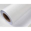 Carbon Fiber Wrap Vinyl Film Car Interior Wrap Stickers Car Wrap Vinyl Roll with Air Release Wrap Sticker Decal Sheet Self Adhesive Bubble Free (12 X 65 Inch, 3D White Carbon)
