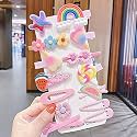 Hairpin with Alligator Clips for Baby Girl's Hair Rubber Bands Bow Hair Clips Barrettes Bow Long Ribbon Hairpin for Women Girls Hair Accessories Hairband