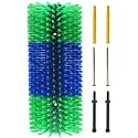 Livestock Scratching Brush Horse Massage Grooming Brushes with 4 Screws for Goat,Cattle,Cow,Sheep, Horses,Pigs and Other Animal Back Scratching