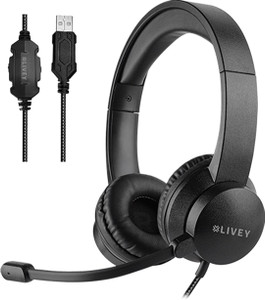 LIVEY Audixa 320DU Plus Wired USB Headset