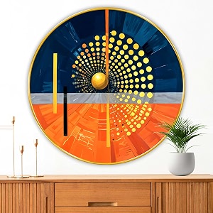 livin39luxe paintings abstract modern art premium sparkle lamination golden slim frame 508 cm x 508 cm large size for homeofficehotel painting grl135