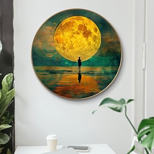 livin39luxe paintings abstract modern art premium sparkle lamination golden slim frame 58 cm x 58 cm large size for homeofficehotel painting gr-12
