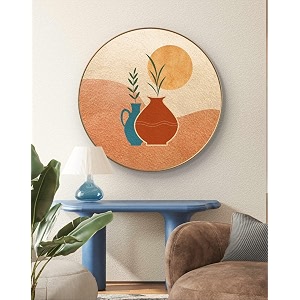 livin39luxe paintings flower modern art premium sparkle lamination golden slim frame 40 cm x 40 cm large size for homeofficehotel painting grm-16