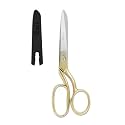 LIVINGO 8" Fabric Scissors Heavy Duty Multipurpose Dressmaker Shears