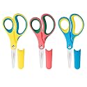 LIVINGO Kids Scissors 3 Pack, 5" Pointed Tip School Craft Safety