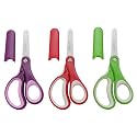 LIVINGO Kids Scissors 3 Pack, 5" Blunt Left Right School Safety