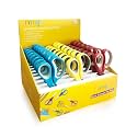 LIVINGO Kids Scissors Bulk Pack 24, 5" Blunt School Safety