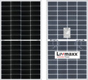 LIVMAXX Mono Half-Cut Bifacial 250W- 12V Bahubali Series Solar Panel (Pack of 1)