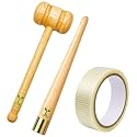 LIVOX Cricket Bat Preparation Kit with Double Sided Knocking Wooden Mallet, Bat Grip, Cone and Linseed Oil 100ml, Pack of 4
