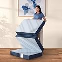 Livpure Smart Folding &amp; Tri-Fold Mattress | Foldable Bed | Guest Bed | Travel | Camping | Single | 72X30X3 Inches| LSH-MAT-TRI3-100