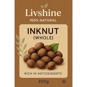 livshine natural dried whole haritakiharadinknut for dark circles 200gm
