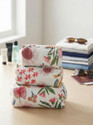 LivSpacey Multipurpose Pouch Set of 3 Floral
