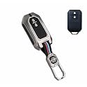 LivTee Metal Key Cover Compatible with Baleno, Grand Vitara, XL6, Swift, Brezza, Celerio, Ignis, Ertiga, Dzire, Fronx, Urban Cruiser, Rumion, Glanza, Hyryder 2 Button Smart Key case Shell (D-Suzuki)