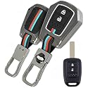 LivTee Metal Silicon Key Cover Compatible with Maruti Suzuki jimny Baleno Grand Vitara XL6 Swift New Brezza 2022 Ertiga Dzire 2 Button Key Special Feature Visibilitye in Low-Ligh Condition (B-Suzuki)