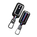 LivTee Metal Silicon Key Cover Compatible with Maruti Suzuki jimny Baleno Grand Vitara XL6 Swift New Brezza 2022 Ertiga Dzire 2 Button Key Special Feature Visibilitye in Low-Ligh Condition (B-Suzuki)