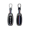 LivTee Metal Silicon Key Cover Compatible with Maruti Suzuki jimny Baleno Grand Vitara XL6 Swift New Brezza 2022 Ertiga Dzire 2 Button Key Special Feature Visibilitye in Low-Ligh Condition (B-Suzuki)