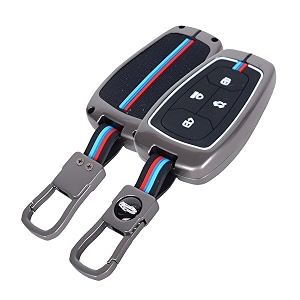 livtee premium metal key cover compatible with tata harrier  safari  nexon  altroz  tigor  ev  punch  tiago ev electric - 4 button smart key only tata