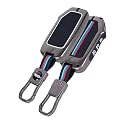LivTee Metal Silicon Key Cover Compatible with Maruti Suzuki jimny Baleno Grand Vitara XL6 Swift New Brezza 2022 Ertiga Dzire 2 Button Key Special Feature Visibilitye in Low-Ligh Condition (B-Suzuki)
