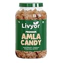 Livyor Dried Amla Candy for eating - 1kg | Indian Dry Gooseberry Avla | Mouth freshner | No preservatives | | Amla Candy Chatpata | Pack of 1