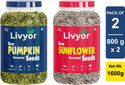 LIVYOR Raw Pumpkin Seeds Sunflower Seeds