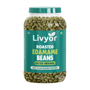 LIVYOR Roasted Edamame Beans Salted Original