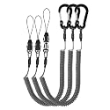 Retractable Coiled Lanyards with Detachable Buckle