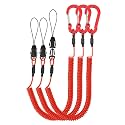 Retractable Coiled Lanyards with Detachable Buckle