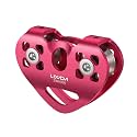 Lixada Zipline Pulley 30KN Trolley Rescue for 1/4 5/16 3/8 1/2 Cable Backyard Zipline, Hauling, Rigging and Commercial Purposes,Holds Upto 6700lbs